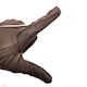image 4 of Coco Equestrian Brown (M) Ladies Synthetic Leather Horse Riding Gloves | Brown