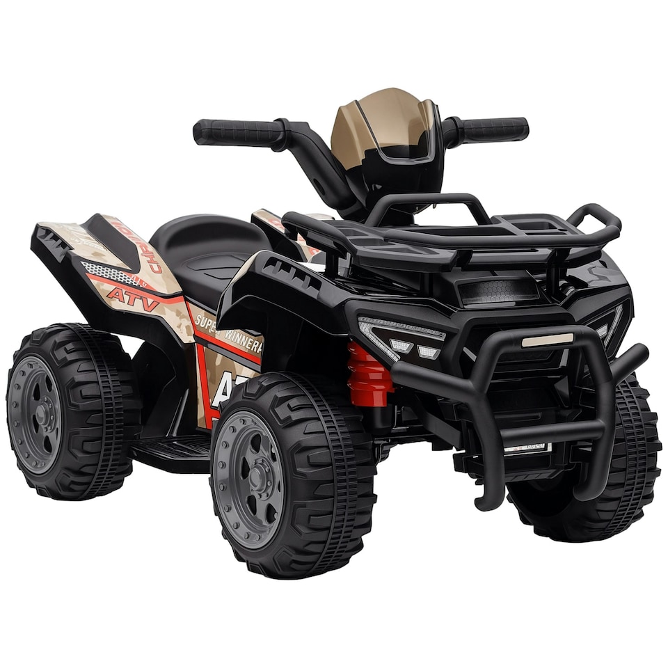 image 1 of HOMCOM 6V Kids Electric Ride on Car Toddler Quad Bike ATV for 18-36 month Black