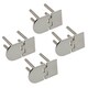 image 1 of Locker Door Hatch Hinges Marine Stainless Steel Boat Motorhome Polished 4 Pk Silver