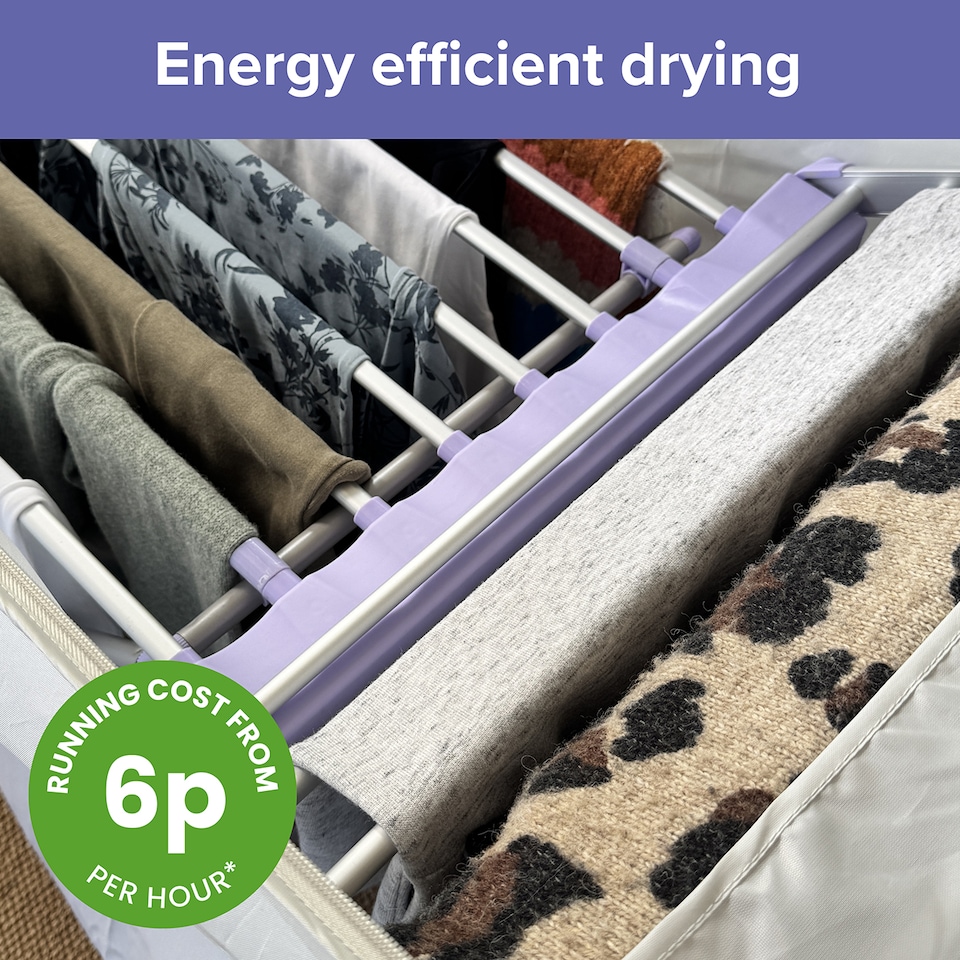 image 1 of Spring&Spruce Speedi Dry Winged Airer