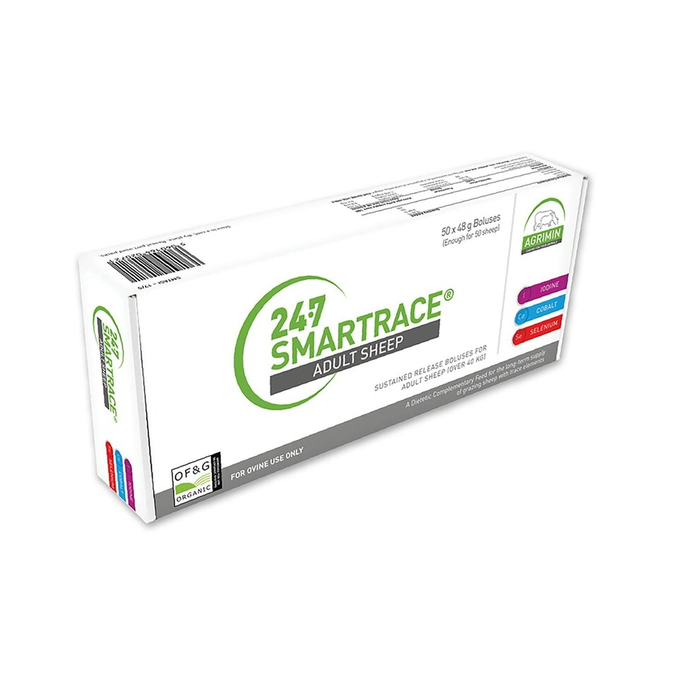 image 1 of Agrimin 24-7 Smartrace Adult Sheep 50 x 48g Boluses