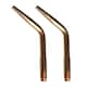 image 1 of Type 5 Swaged Welding Brazing Nozzle No.3 Tip 2.0mm Oxy Acetylene 2 Pack