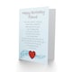 image 2 of Happy Birthday Fiance Romantic Love Poem Greeting Card