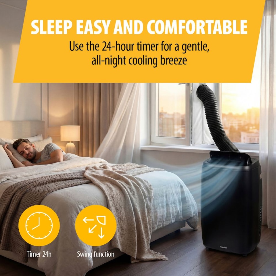 image 1 of Smart Air Conditioner - 14000 BTU - Energy Class A - Wi-Fi & App Controlled - Tristar AC-5790BS