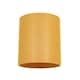 image 1 of Contemporary and Sleek Ochre Linen Fabric 6 Cylindrical Lamp Shade 60w Maximum | Yellow | 6"