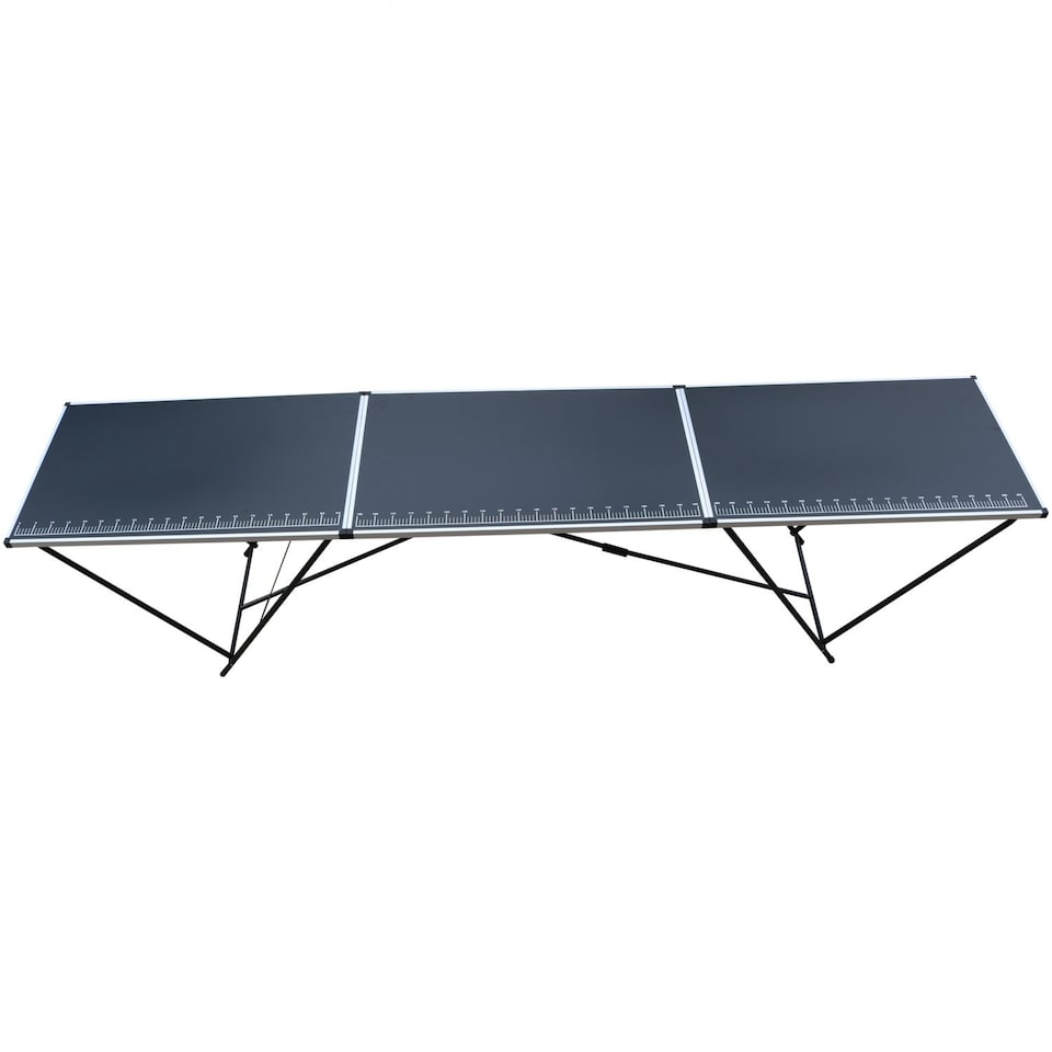 image 1 of 3m Aluminium Folding Wallpaper Pasting Decorating Table | Black