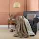 image 2 of Slumberdown Cosy & Snug Sherpa Fleece Heated Throw