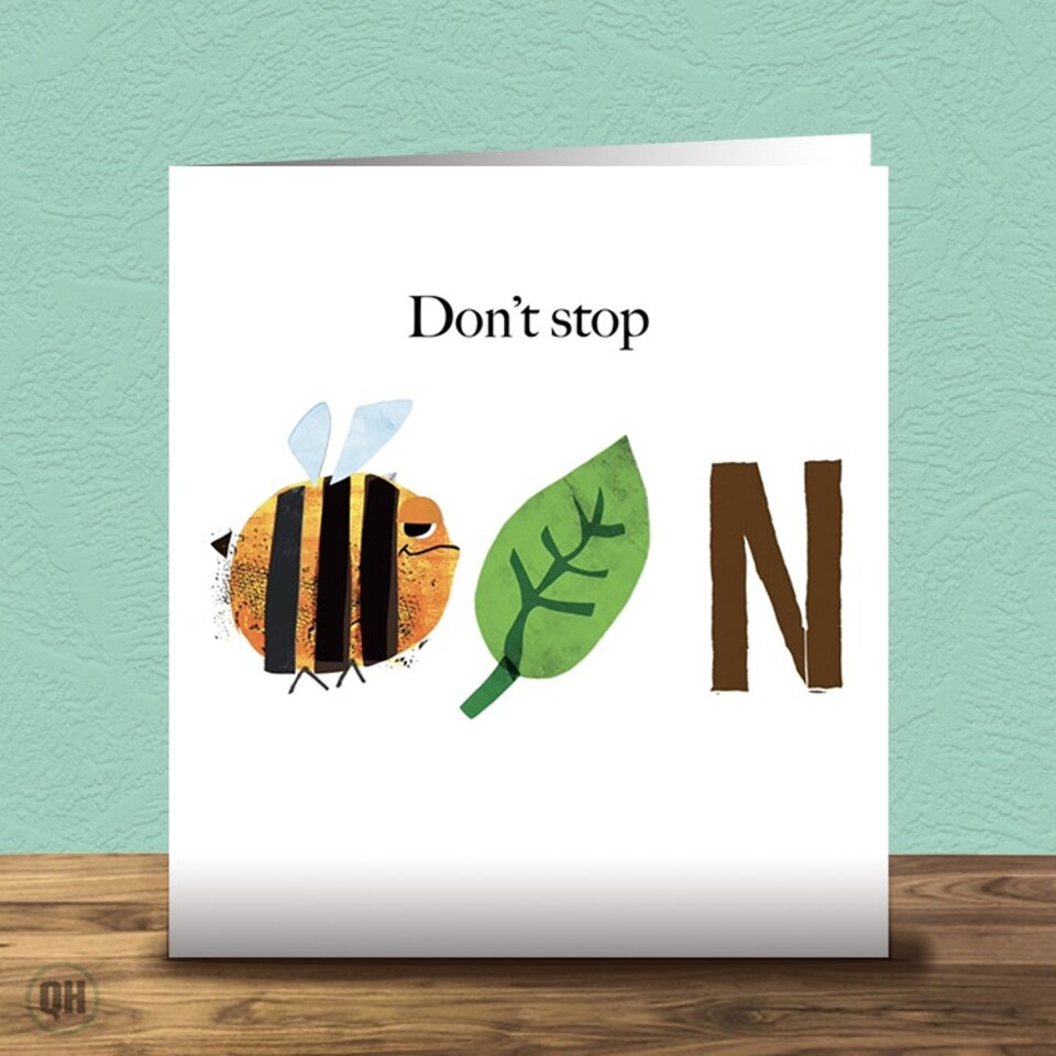 Don’t Stop Believing Card - By Artist Paul Delaney