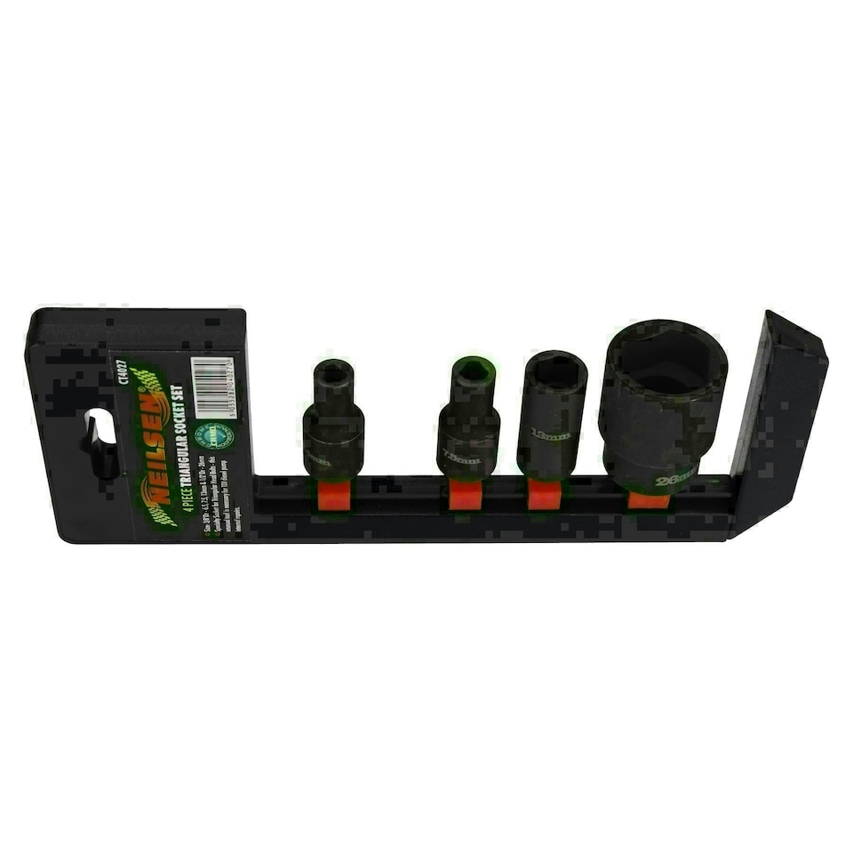 image 1 of 4pc Triangular Profile Impact Sockets For TDI Diesel Pump For VAG TDI Engines