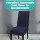 image 9 of High-Back Chair Covers, Spandex Stretch, Universal Protective Slipcover
