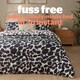 image 2 of Silentnight Coverless 10.5 Tog Duvet and Pillowcase Set, Leaf Print Blue | Double