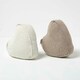 image 3 of Homescapes Luxury Boucle Fabric Heart Doorstop Set of 2