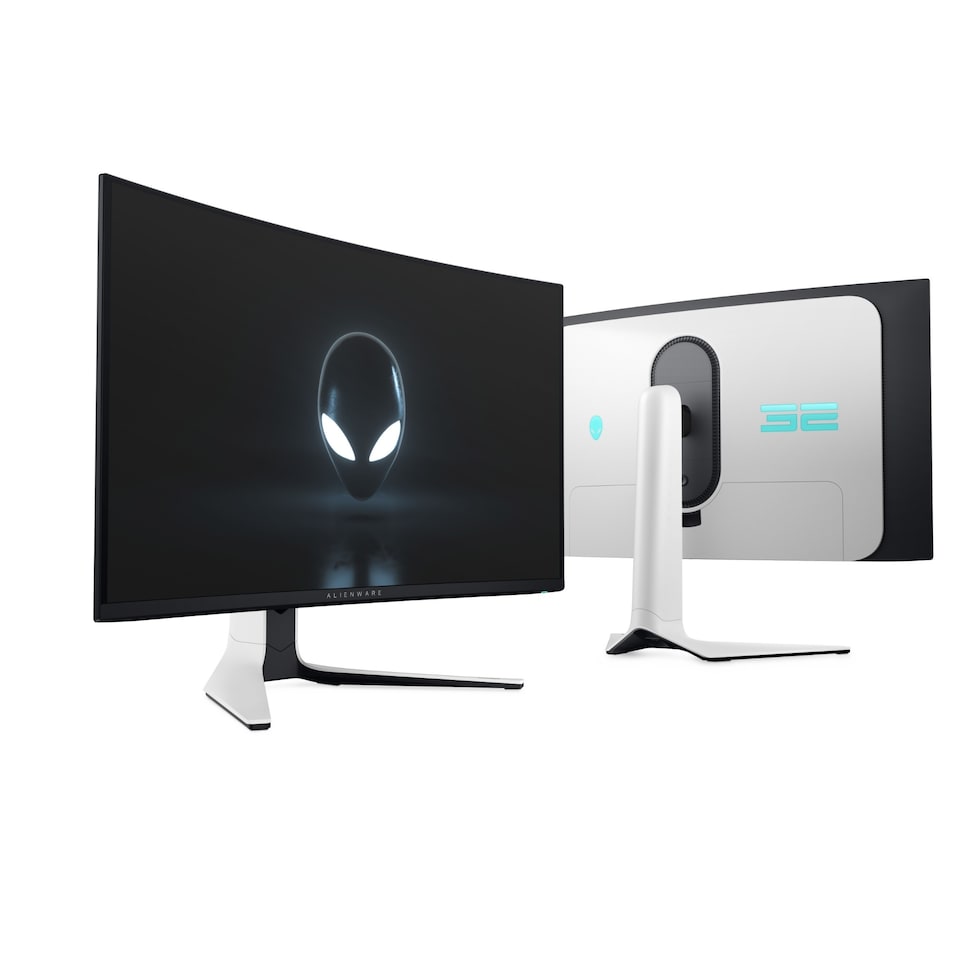 image 1 of Dell Alienware AW3225QF 32-Inch 4K Ultra HD QD-OLED FreeSync Premium Height Adjustable Curved Gaming Monitor