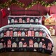 image 1 of Fusion Christmas Houses Duvet Cover Set Navy