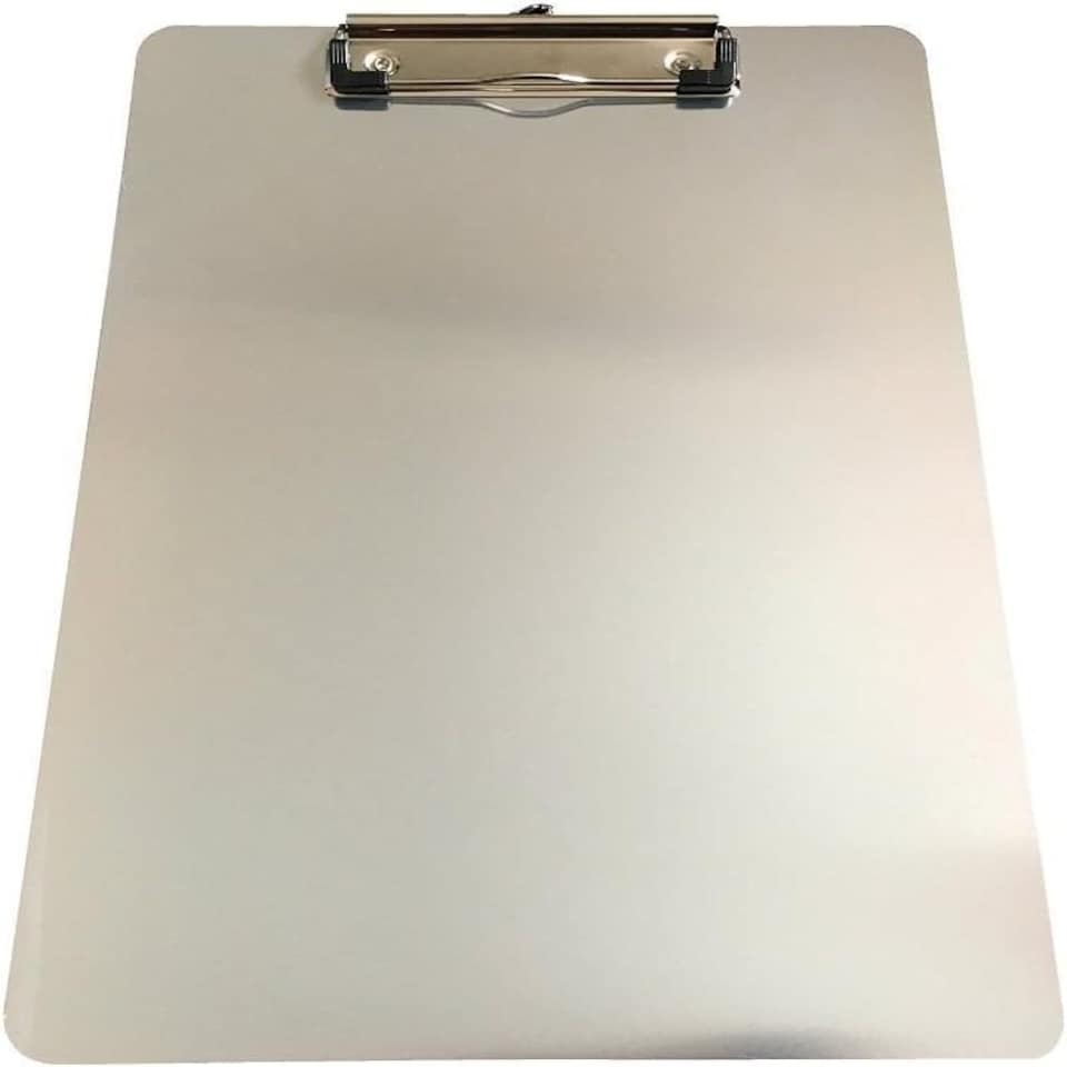 image 1 of Pack of 10 Janrax A4 Metal, Clip Boards - Aluminum Clipboard