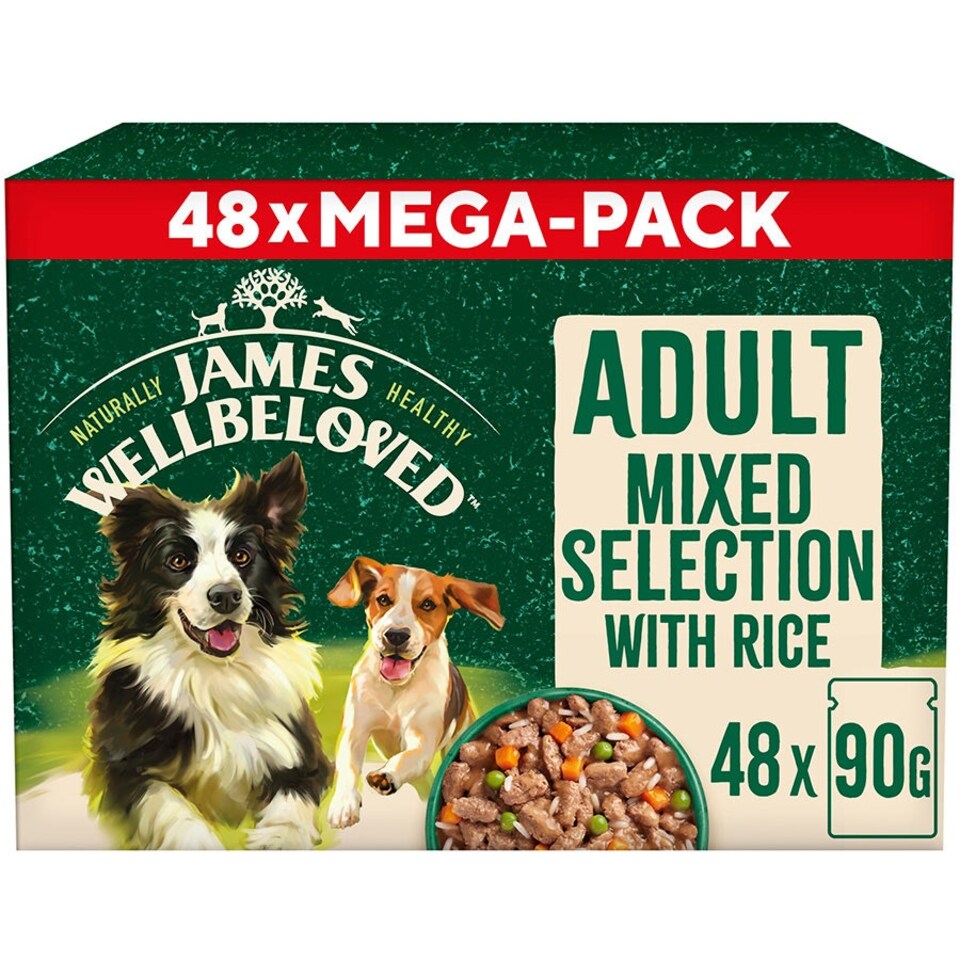image 1 of James Wellbeloved Adult Mixed Selection in Gravy Pouch 48 x 90g