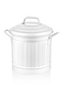 image 3 of White Countertop Waste Basket (4 Litres)