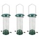 image 1 of 3PK Small Deluxe Bird Feeder Peanut Holder Hanging Feeding Station Wild Birds
