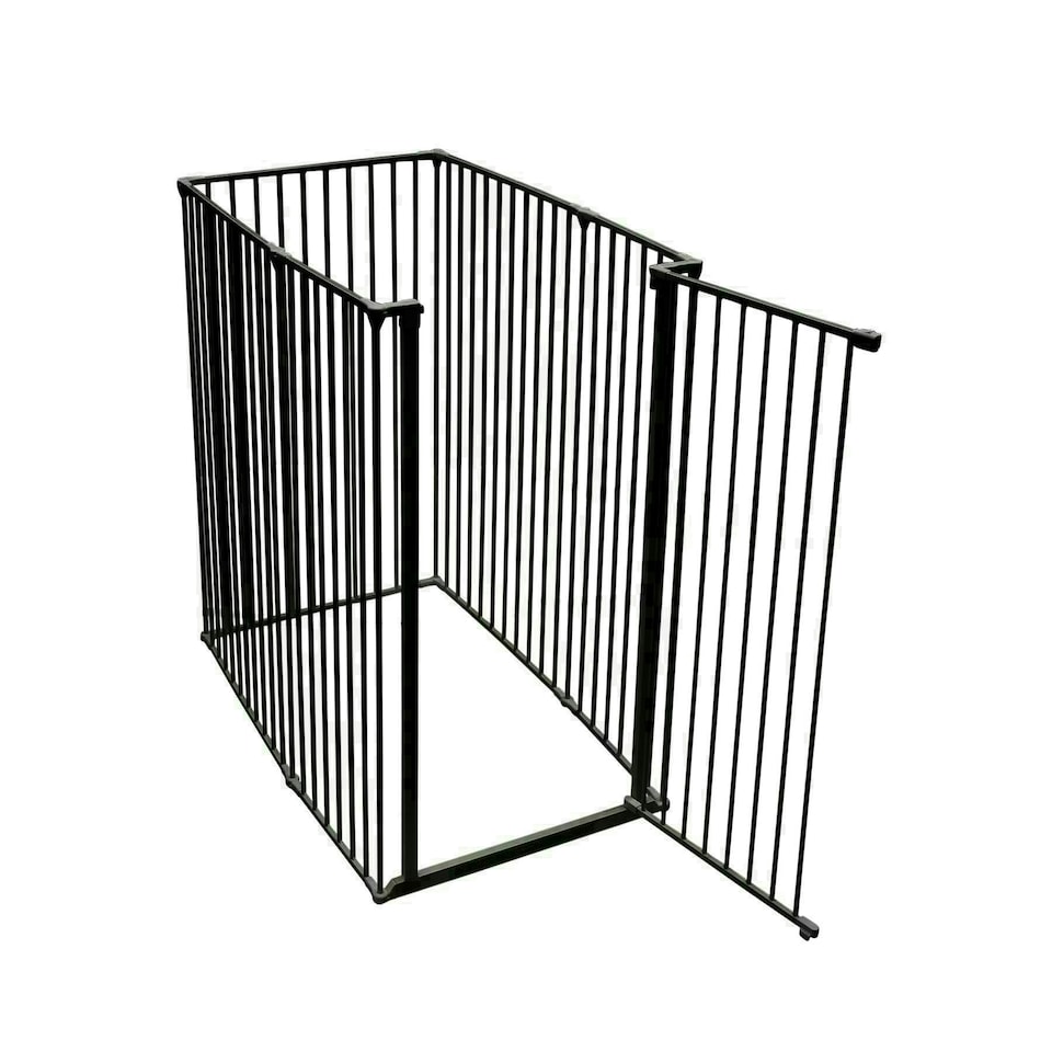 image 1 of Bettacare Extra Tall Pet Pen, 72cm x 118cm, Black, 105cm High, Dog Pen for Pets, Dogs and Puppies, Easy Installation Black