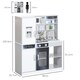 image 7 of AIYAPLAY Play Kitchen, Pretend Toy Kitchen w/ Sounds, Lights, Microwave