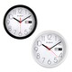 image 4 of Hometime Day/Date Wall Clk-White Case/White Dial 8.5"Rnd +B White