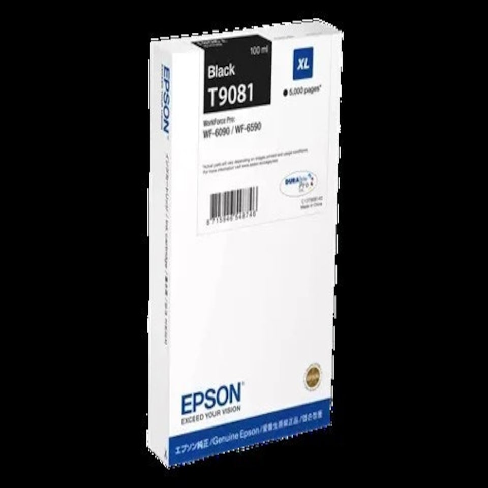 Epson Black Ink Cartridge 5K Pages - C13T90814N N/A