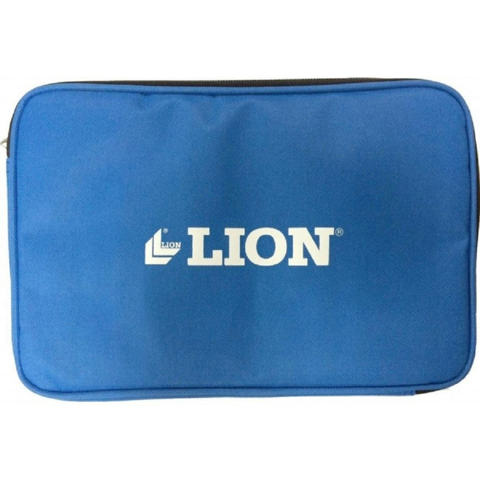 Lion Table Tennis Bat Cover - Blue/White - One Size