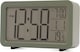 image 3 of Acctim Harley Superbrite Modern Digital Alarm Clock | Green | Cloverfield