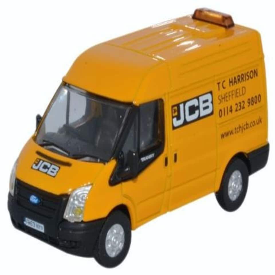 Oxford Diecast Ford Transit MkV SWB Medium Roof JCB