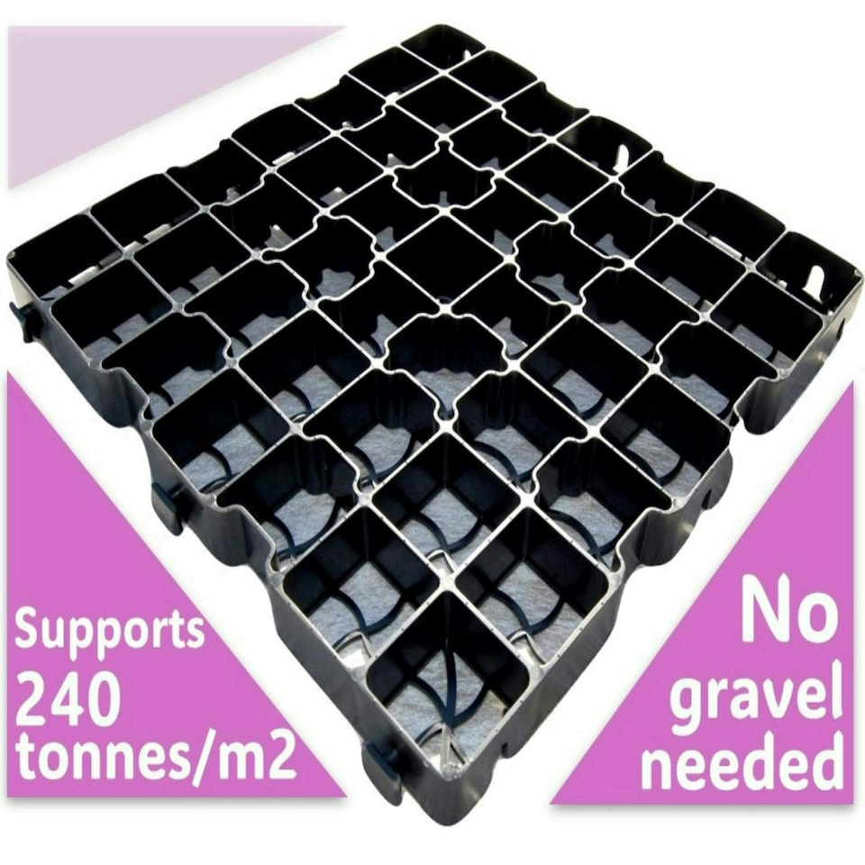 image 1 of Ecobase Fastfit Shed Base Kit 18x10ft or 18x11ft Buildings - supports 240 tonnes/m2 - includes heavy duty membrane and delivery