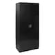 image 1 of Modern 2-Door Wardrobe, High Gloss Finish In Black Black