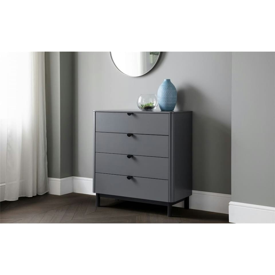 image 1 of Storm Grey 4 Drawer Chest