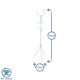 image 3 of Harbour Housewares Free-Standing Steel Coat Rack - White | White | White | One Size