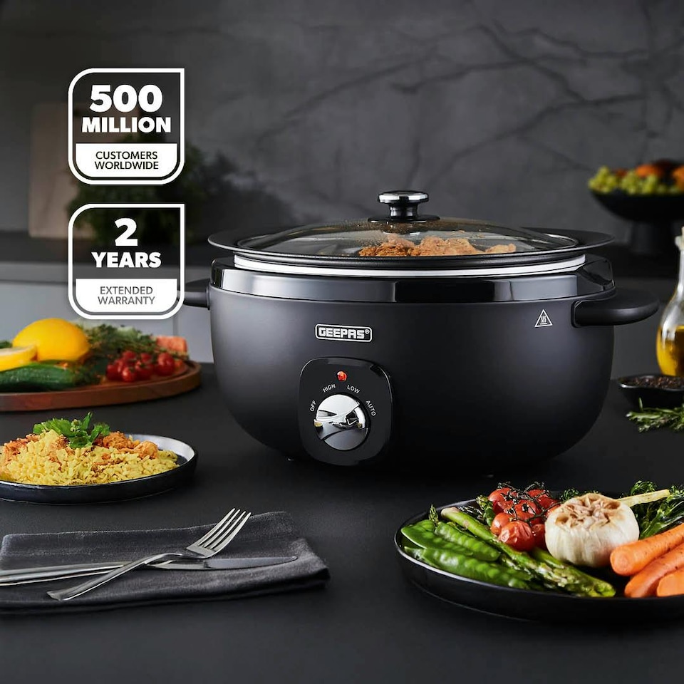 image 1 of Geepas 6.5 Litre Slow Cooker