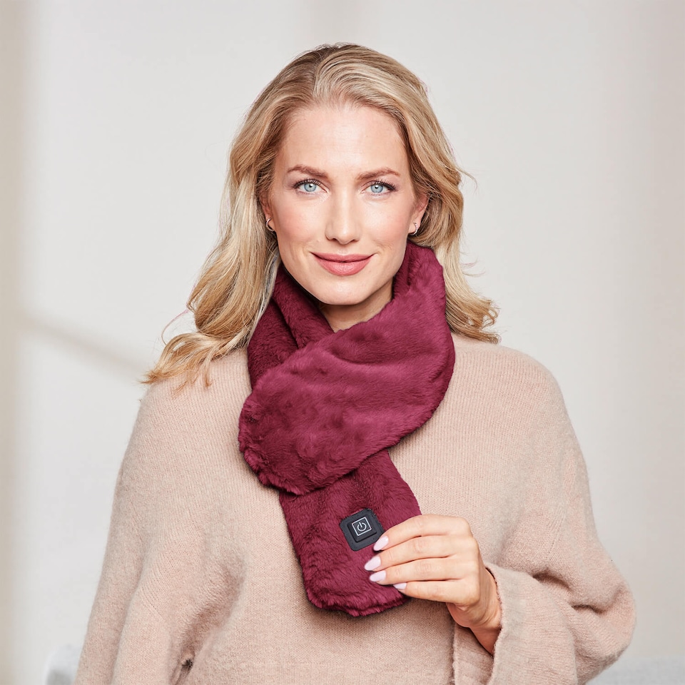 image 1 of Coopers Of Stortford Heated Fleece Scarf Rechargeable 3 Heat Settings