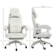 image 7 of Vinsetto Home Office Chair Reclining Computer Chair w/ Lumbar Support White