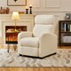 image 2 of Yaheetech  Boucle Recliner Sofa with Pocket Springs N/A | Ivory