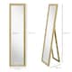 image 7 of HOMCOM Full Length Mirror Farmhouse Wall Mirror Hanging Freestanding Natural