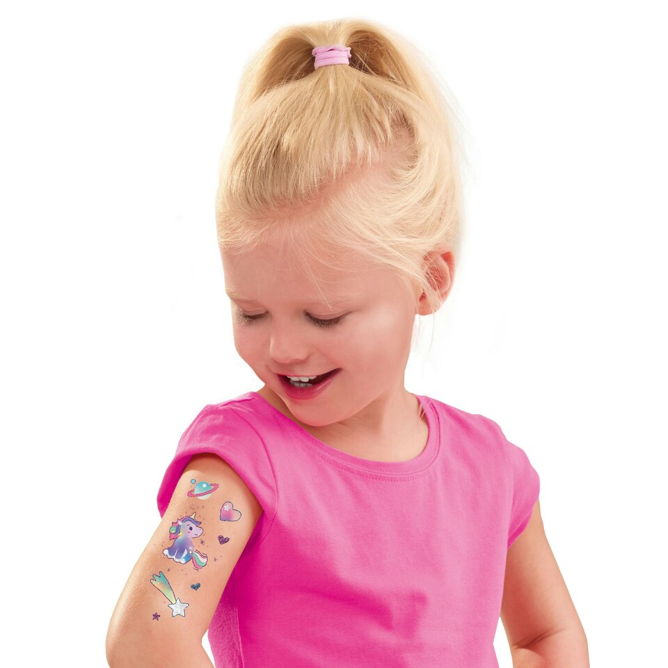 image 1 of SES Creative Unicorn Galaxy Tattoos