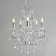 image 3 of BHS Viola 5 Light Chandelier, Silver