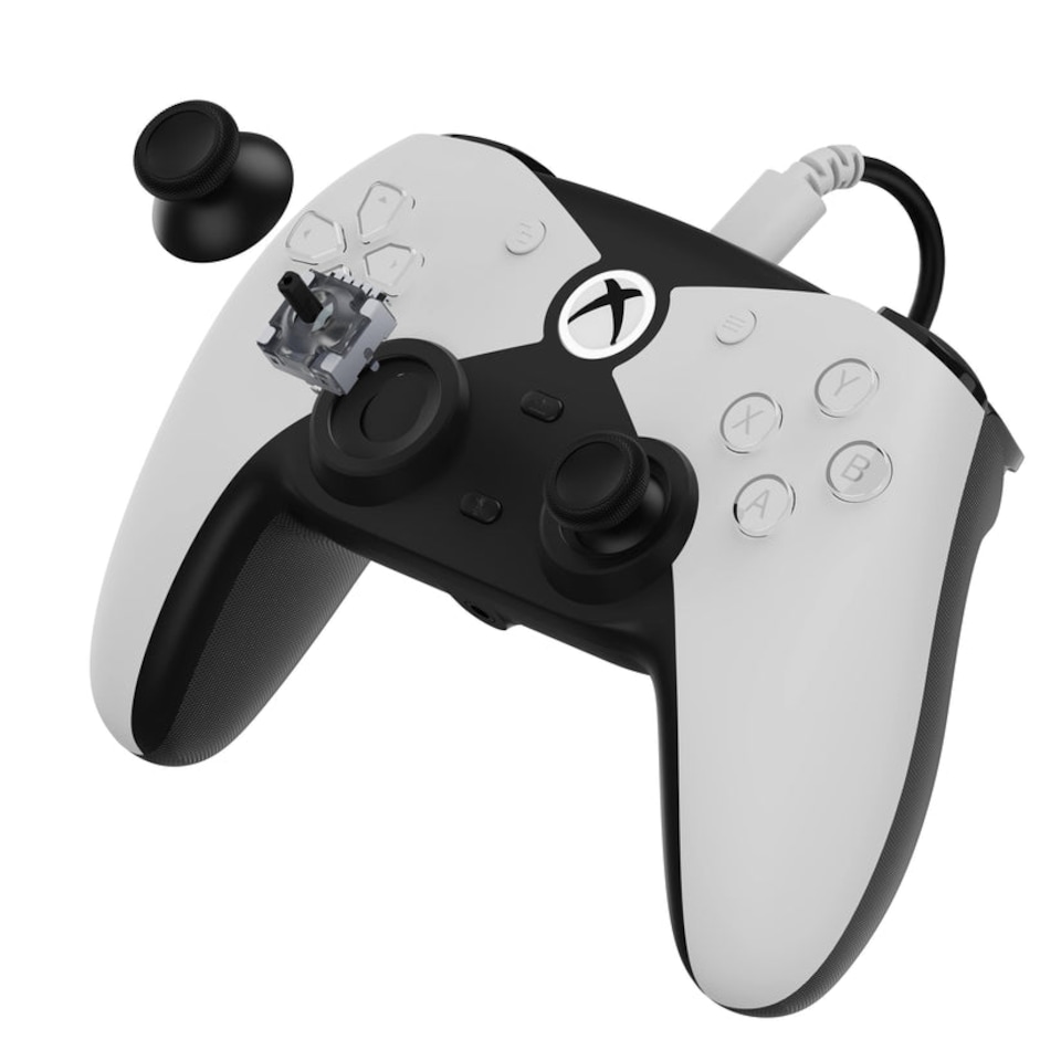 image 1 of Hyperkin Competitor Wired Xbox Controller with Hall Effect Sticks (White)