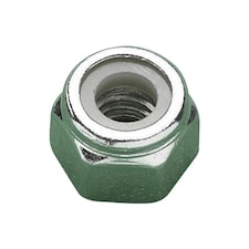 Metalmate Type P Nylon Insert Nuts, Zinc Plated - Zinc Plated - M12