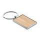image 1 of MidOcean Bendigo Rectangular Bamboo Keyring - Wood - One Size