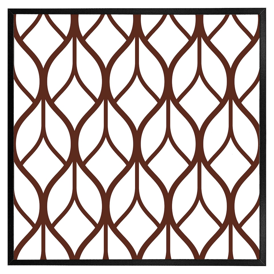 image 1 of Tiled geometrics (Picutre Frame) Grey | M