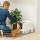 image 7 of PawHut Stainless Steel Cat Litter Box with Removable Lid & Scoop Grey | One Size