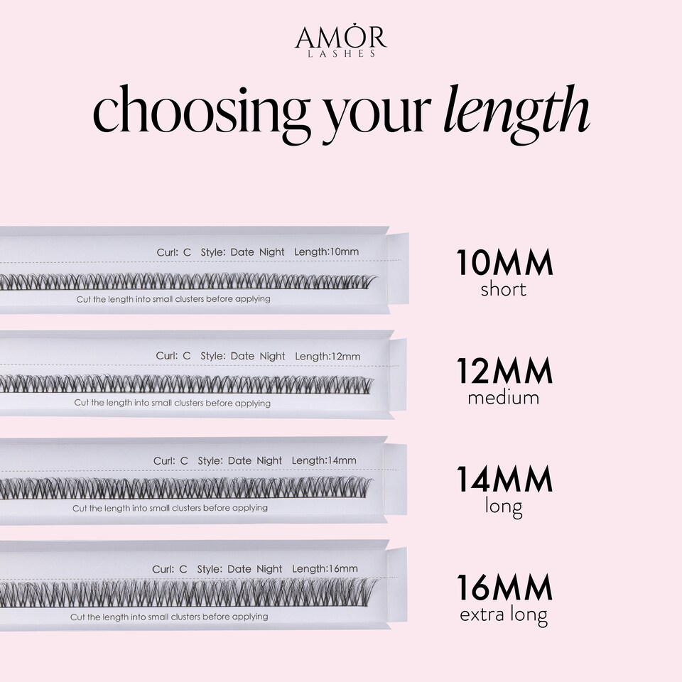image 1 of House Of Amor - Eyelash Extensions - Date Night Length - Natural C Curl - Long