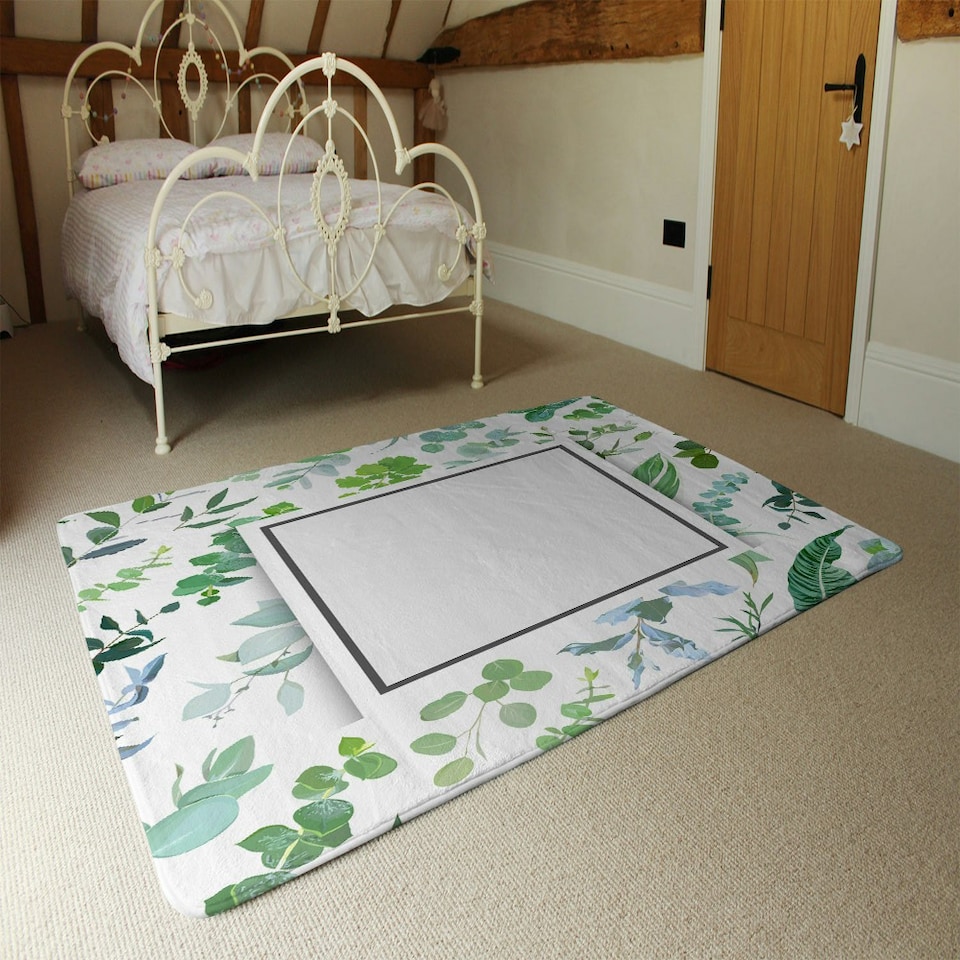 image 1 of Green Leaves (Rug) Multi | Small: 60x110cm