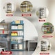 image 6 of Yaheetech 152.5 cm Tall 5 Tiers Boltless Storage Shelf Goods Rack