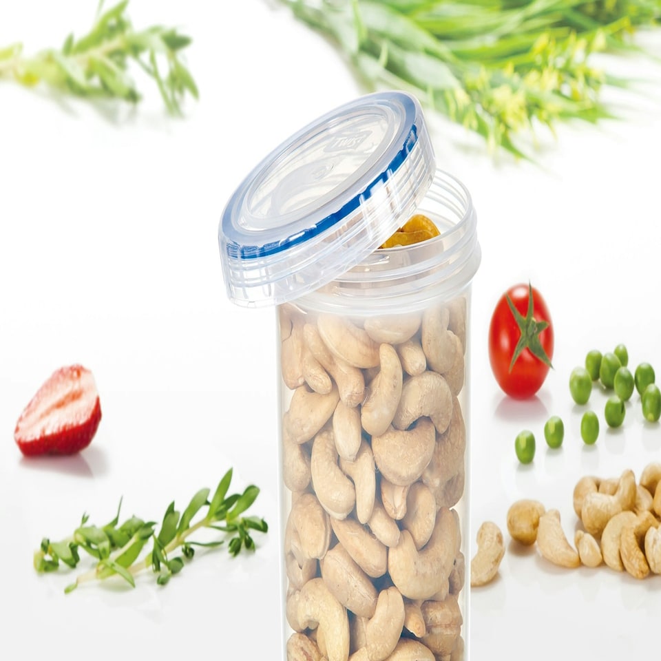 image 1 of LocknLock Twist Food Container Reusable Round Kitchen Lunch Storage Box - 330 ml