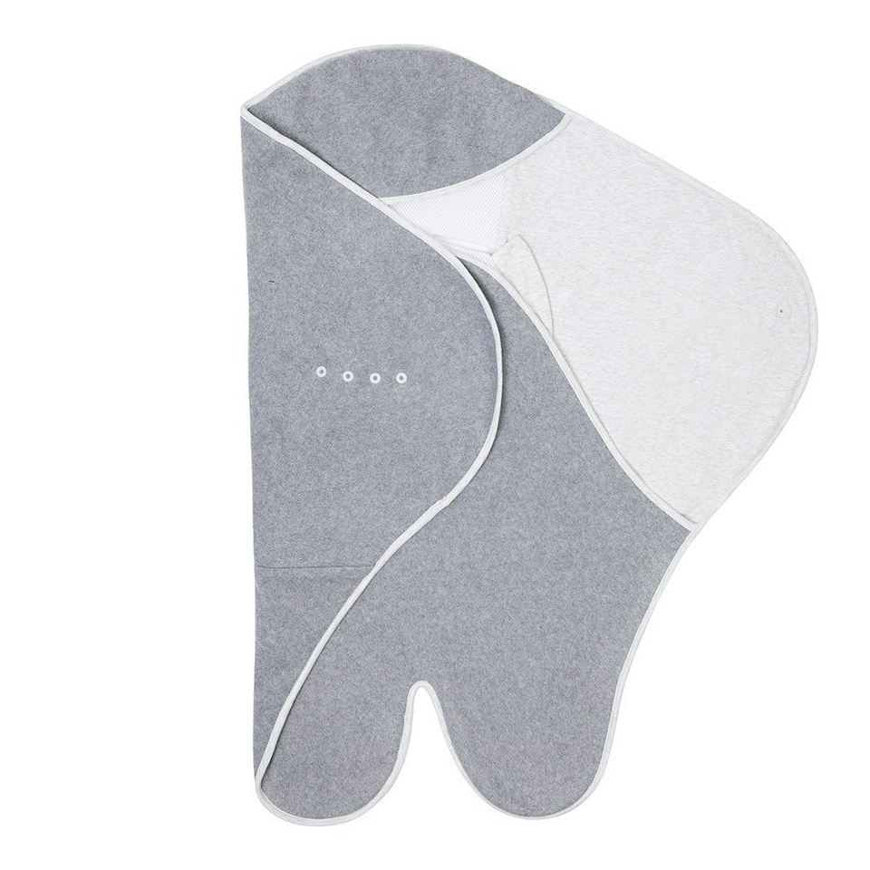 image 1 of Purflo Cosy Wrap Travel Blanket - Minimal Grey